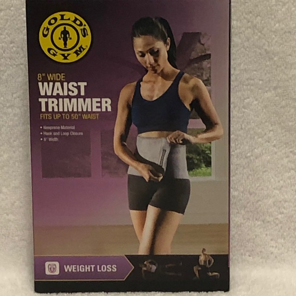 Gold Gym 8" Wide Waist Trimmer Up 50" Waist Pre-ow